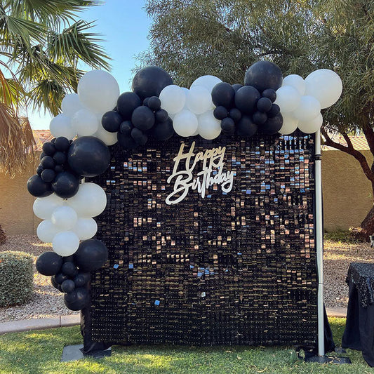 Lofaris Glitter Shimmer Wall Panels Best Backdrop Decor for Bridal Shower Prom Event