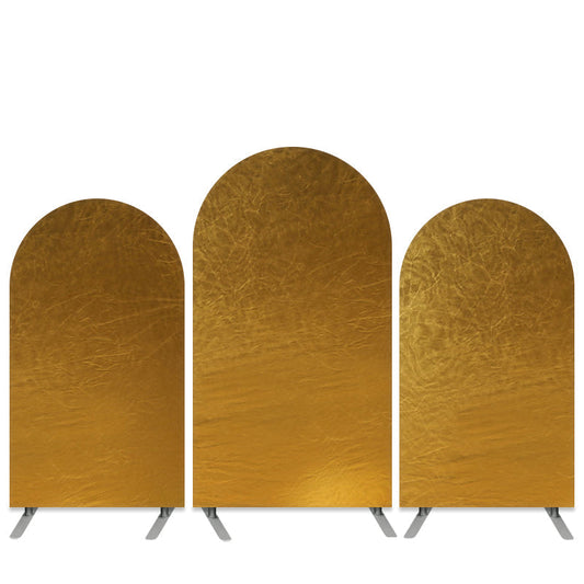 Lofaris Gold Bling Double-Sided Stretchy Spandex Arch Backdrop Kit