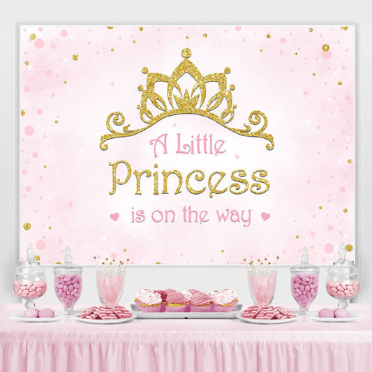 Lofaris Gold Crown And Pink Little Prinecss Birthday Party