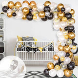 Load image into Gallery viewer, Lofaris Gold DIY 120 Pack Balloon Arch Kit | Party Decorations - Black