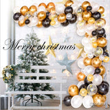 Load image into Gallery viewer, Lofaris Gold DIY 120 Pack Balloon Arch Kit | Party Decorations - Black