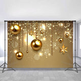 Load image into Gallery viewer, Lofaris Gold Glitter Bokeh Ball Decoration Chrismas Backdrop