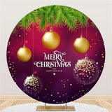 Load image into Gallery viewer, Lofaris Gold Light Glitter Round Chrismas And New Year Backdrop
