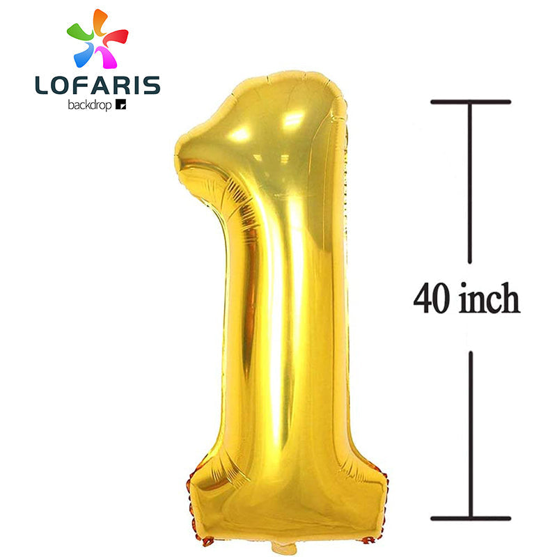 Lofaris Gold Number 13 Balloons 40 Inch DIY For Birthday Party Supplies