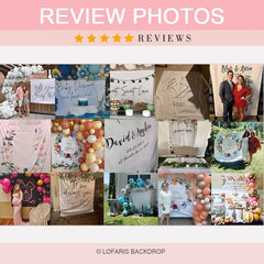 Lofaris Gold Personalized College Graduation Backdrop Banner