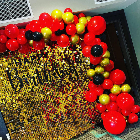 Lofaris Gold Shimmer Wall Panels Party Decorations For Wedding