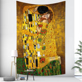 Load image into Gallery viewer, Lofaris Golden And Green Couple Bohemian Pattern Wall Tapestry