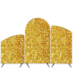 Lofaris Golden Theme Glitter Arch Backdrop Kit For Birthday Party