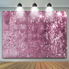 Lofaris Gorgeous Glitter Pink Dance Backdrop For Girls Party