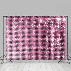 Lofaris Gorgeous Glitter Pink Dance Backdrop For Girls Party