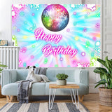 Load image into Gallery viewer, Lofaris Graffiti And Dance With Music Happy Birthday Backdrop