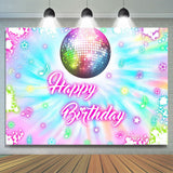 Load image into Gallery viewer, Lofaris Graffiti And Dance With Music Happy Birthday Backdrop