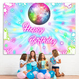 Load image into Gallery viewer, Lofaris Graffiti And Dance With Music Happy Birthday Backdrop