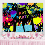 Load image into Gallery viewer, Lofaris Graffiti Art Party Happy Birthday Backdrop For Boy