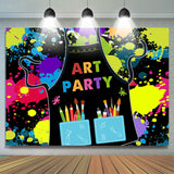 Load image into Gallery viewer, Lofaris Graffiti Art Party Happy Birthday Backdrop For Boy