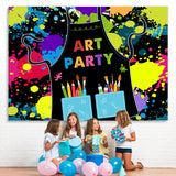 Load image into Gallery viewer, Lofaris Graffiti Art Party Happy Birthday Backdrop For Boy