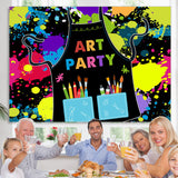 Load image into Gallery viewer, Lofaris Graffiti Art Party Happy Birthday Backdrop For Boy