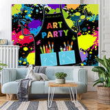 Load image into Gallery viewer, Lofaris Graffiti Art Party Happy Birthday Backdrop For Boy