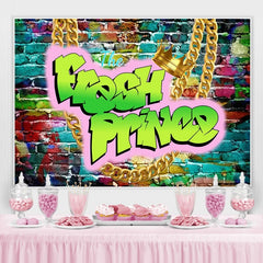 Lofaris Graffiti Brick The Fresh Prince Baby Shower Backdrop