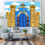 Load image into Gallery viewer, Lofaris Grand Castle With Crown Happy Birthday Backdrop For Kid