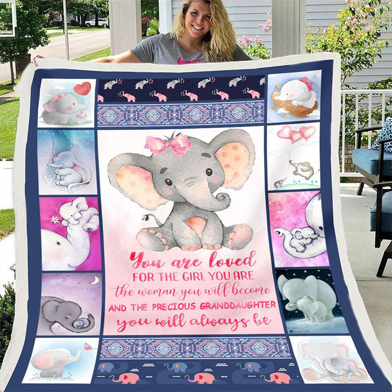 Lofaris Granddaughter¡¯s Gift - Elephant Blanket