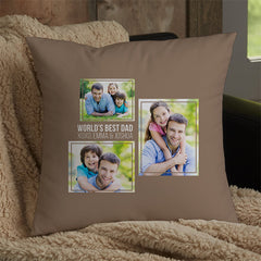 Lofaris Grandpa Dad Photo Family Love Custom Pillow For Kids