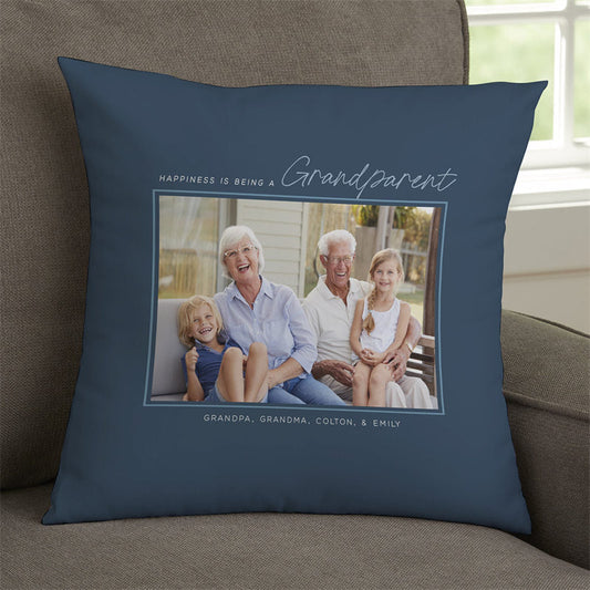 Lofaris Grandparents Custom Pillow With Photo For Family