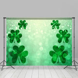 Load image into Gallery viewer, Lofaris Green And Glitter Bokeh Happy St. Patrick’s Day Backdrop
