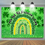Load image into Gallery viewer, Lofaris Green And Water My First St. Patrick’s Day Backdrop For Kid