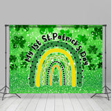 Load image into Gallery viewer, Lofaris Green And Water My First St. Patrick’s Day Backdrop For Kid