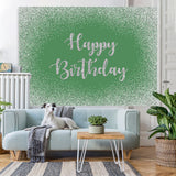 Load image into Gallery viewer, Lofaris Green Bokeh Glitter Happy Birthday Backdrop for Party