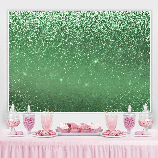 Lofaris Green flash chips bokeh Photo studio prop Backdrop