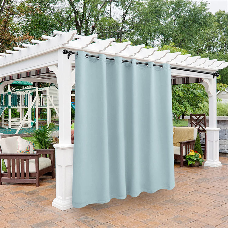 Home Decor Pergola Waterproof Grommet Top Outdoor Curtains for Front ...