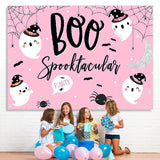 Load image into Gallery viewer, Lofaris Halloween Pink Photoshoot Backdrop for Children Party