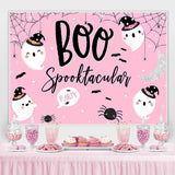 Load image into Gallery viewer, Lofaris Halloween Pink Photoshoot Backdrop for Children Party