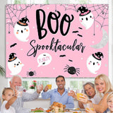Load image into Gallery viewer, Lofaris Halloween Pink Photoshoot Backdrop for Children Party