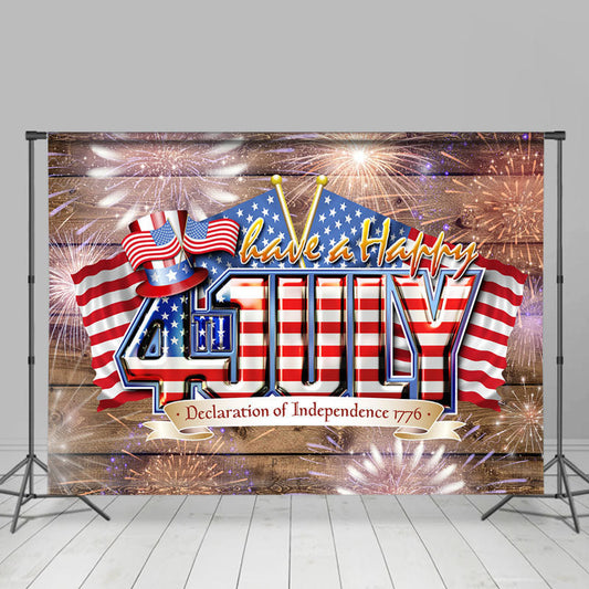 Lofaris Have A Happy July Declaration Of Independence Backdrop