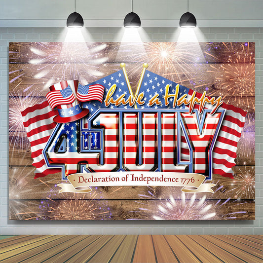 Lofaris Have A Happy July Declaration Of Independence Backdrop