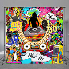 Lofaris Hip Hop 80S 90S Dance Themed Birthday Party Backdrop
