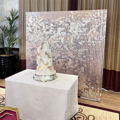 Lofaris Square Shimmer Wall Panels For Birthday Bridal Shower