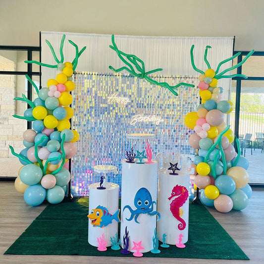 Lofaris Shimmer Wall Background Panels For Decoration Event