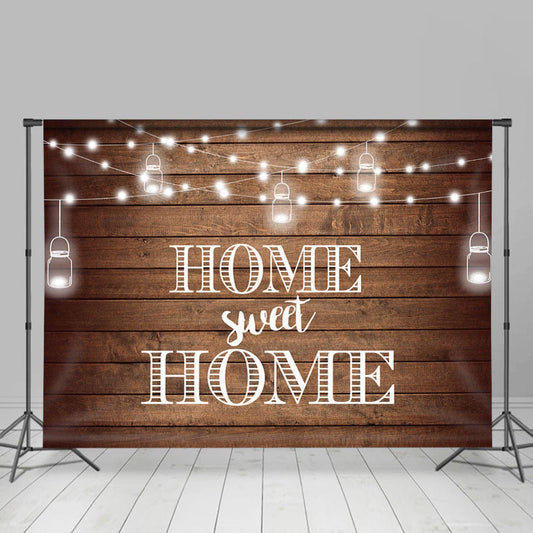 Lofaris Home Sweet And Glitter Light Housewarming Backdrop