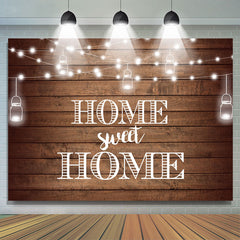 Lofaris Home Sweet And Glitter Light Housewarming Backdrop