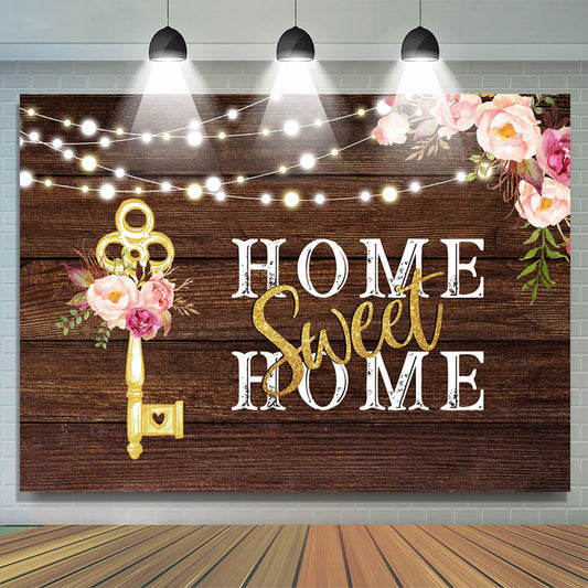 Lofaris Home Sweet Housewarming Bridal Shower Backdrop