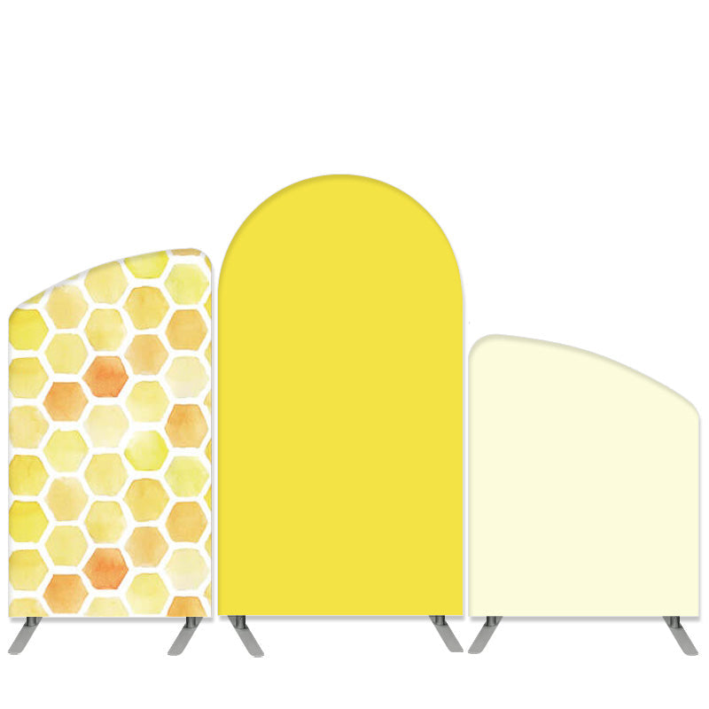 Lofaris Honey Bee Theme Yellow Baby Shower Arch Backdrop Kit