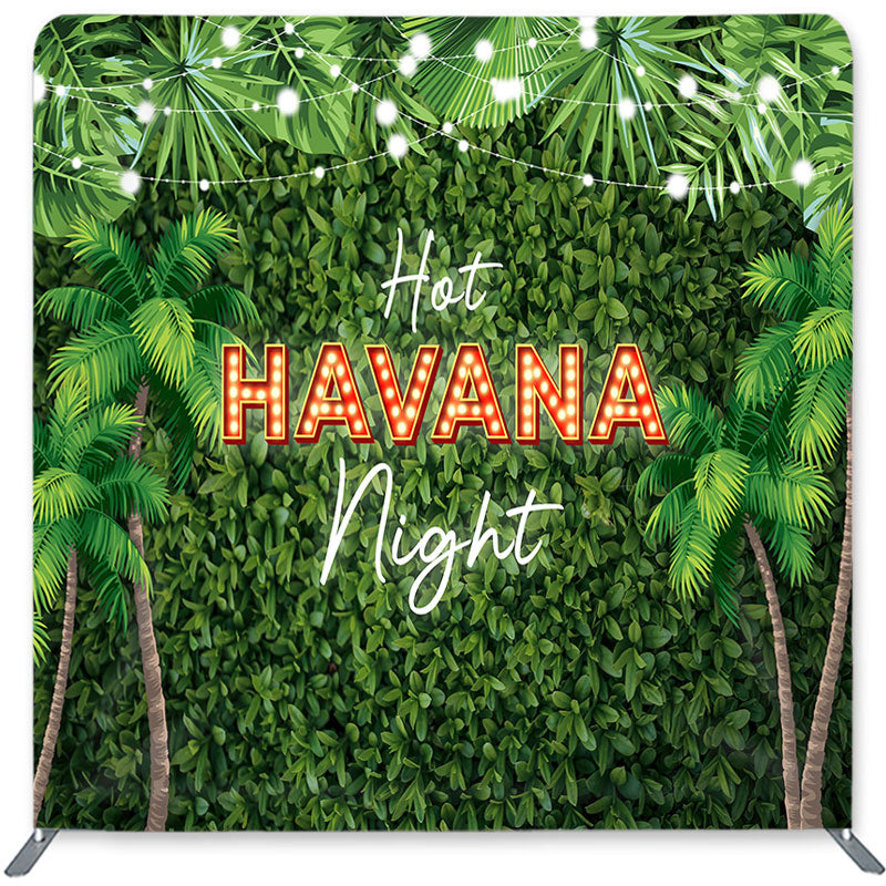 Lofaris Hot Havana Night Double-Sided Backdrop for Birthday