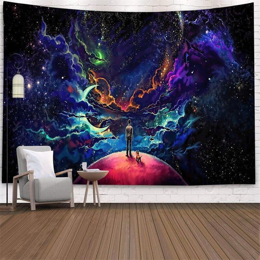 Lofaris Huge Galaxy 3D Printed Room Decoration Wall Tapestry