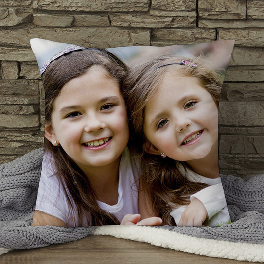 Lofaris Huge Photo Personalized Pillow For Family Kids Gift