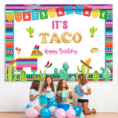 Lofaris Its A Mexican Tato Happy Birhday Backdrop For Children