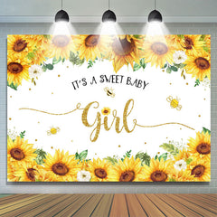 Lofaris It’S A Sweet Baby Girl With Sunflowers Shower